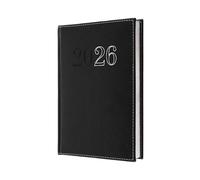 Collins - Chelsea - 2026 12 Month Calendar Year Planner, A5 Day-To-Page with Appointments Diary - Black (ND54.99-26)