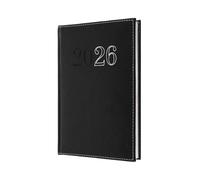 Collins - Chelsea - 2026 12 Month Calendar Year Planner, A5 Week-To-View with Appointments Diary - Black (ND53.99-26)