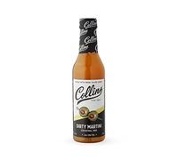 Collins OJ12 Dirty Martini Mix Made with Real Olive Brine for The Bold Flavor You Need | Classic Cocktail Recipe Ingredient, 12.7 fl oz, Mixer, PET Bottle, Black