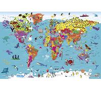 Collins Children's World Wall Map – Illustrated Poster for Your Wall – 2nd Revised edition