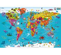 Collins Children's World Wall Map: An Illustrated Poster for Your Wall (2nd Revised edition)
