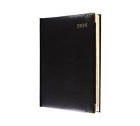 Collins - Classic - Compact 2026 12 Month Calendar Year Planner, Week-To-View with Appointments A5 Diary - Black (1270V.99-26)