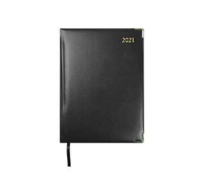 Collins Classic Manager Week to View 2021 Diary - Black,1210V.99-21