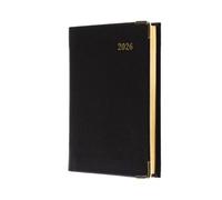 Collins - Classic - Regal 2026 12 Month Calendar Year Planner, Week-To-View with Appointments Pocket Diary - Black (392VP.99-26)