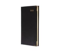 Collins - Classic - Slim 2026 12 Month Calendar Year Planner, Week-To-View with Appointments Pocket Diary - Black (CAPV.99-26)