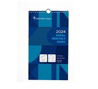 Collins Colplan 2024 Diary Monthly Spiral Planner - Business Planner and Organiser - January to December 2024 Diary - Monthly - - 64-24