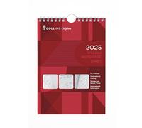 Collins Colplan 2025 - A5 Weekly Spiral Planner Diary Calendar (60-25) - Week to View Wiro-Bound Wall Calendar