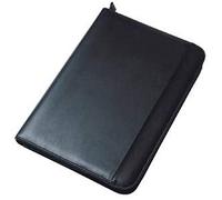 Collins Conference Folder with Zipper - BlkBlack