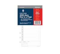 Collins - DayPlanner Refills - 2026 12 Month Calendar Year Planner, Day-To-Page with Appointments Personal Diary Refill (PR2100-26)