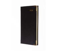 Collins Debden Classic 2024 Diary Slimchart Week to View Business Planner (with Appointments) - Business Planner and Organiser - January to December 2024 Diary - Weekly - Black - CAPV.99-24