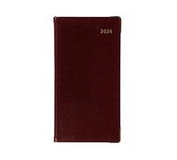 Collins Debden Collins Business Pockets 2024 Diary Slimchart Pocket Diary Weekl to View with Notes - Business Planner and Organiser - January to December 2024 Diary - Weekly - Red - CNB.15-24