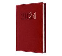 Collins Debden Collins Chelsea 2024 Diary A5 Day To Page Business Planner - Business Planner and Organiser - January to December 2024 Diary - Daily - Red - ND54.15-24