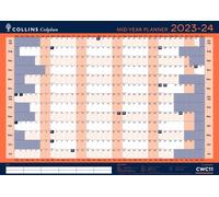 Collins Debden Collins Colplan Academic 2023-24 A1 Mid Year Planner School, College or University Term Journal - July 2023 to July 2024 - CWC11-2324 Blue