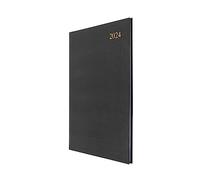 Collins Debden Collins Essential A4 Diary Week to View Planner 2024 - Complete Planner 2024 Daily Weekly and Monthly - A4 Size (Black) (ESSA43.99-24)