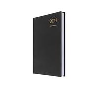 Collins Debden Collins Essential A5 Diary 2024 Daily Planner With Appointments - 2024 Page Business, Academic and Personal 2024 Planner (A5 Size, Black) (ESSA51A.99-24)