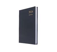 Collins Debden Collins Essential A5 Diary 2024 Daily Planner With Appointments - 2024 Page Business, Academic and Personal 2024 Planner (A5 Size, Blue) (ESSA51A.60-24)
