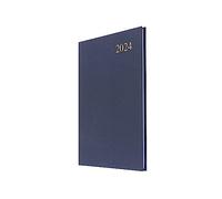Collins Debden Collins Essential A5 Diary Week to View Planner 2024 Complete Planner 2024 Daily, Weekly, and Monthly View - (A5 Size, Navy Blue) (E-ESSA53.59-24)