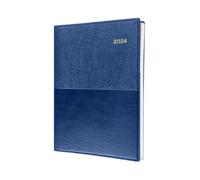 Collins Debden Collins Valour 2024 Diary A5 Day to a Page (with Appointments) - Lifestyle Planner and Organiser for Office, Work, Personal and Home - January to December - Daily - Navy - VAL251.59-24