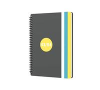 Collins Debden Delta Academic 2023-24 A5 Week To View Mid Year Diary Planner School, College or University Term Journal - August 2023 to August 2024 - Yellow - FP53M.45-2324