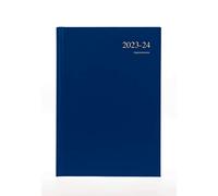 Collins Debden Essentials Academic 2023-24 A5 Day to A Page Mid Year Diary Planner (Appointments) School, College or University Term Journal - July 2023 to July 2024 - Blue - ESSA51M.60-2324, Black