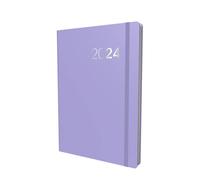 Collins Debden Legacy 2024 Diary A5 Day To Page Diary (with Appointments) - Business Planner and Organiser - January to December 2024 Diary - Daily - Lilac - CL51.55-24