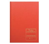 Collins Collins Cathedral Analysis Book Casebound A4 7 Cash Column 96 Pages Red