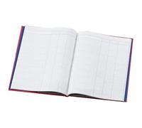 Collins Debden Ltd 060440 69 Series Cathedral A4 Analysis Book, 12 Cash Columns, 96 Pages, Red
