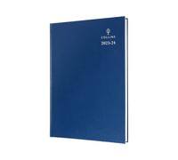 Collins Debden Standard Desk Academic 2023-24 A5 Day To A Page Mid Year Diary Planner (Appointments) FSC MIX Paper School, College or University Term Journal July 2023 to July 2024 Blue 52M.60-2324