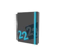 Collins Delta A5 Day To Page Mid Year Academic 2022-23 Diary - Blue (FP51M.60-2223) - Student Journal Planner with diary, notes and timetables