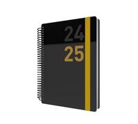 Collins Delta Mid Year Diary Planner A5 Day To Page Academic Year 2024-25 - Yellow - Daily Mid Year Journal for Students, Teachers and Academics - FP51M.45-2425 - August 2024 to August 2025