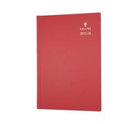Collins 'Desk' 13 Month Mid/Academic Year Planner, July 2025-July 2026 Week-to-View Diary, A5 Hard Cover, Red