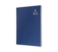 Collins 'Desk' 13 Month Mid/Academic Year Planner, July 2025-July 2026-52M.60-2526 -Day-to-Page Appointments Diary, A5 Hard Cover, Blue