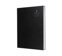 Collins - Desk - 2026 12 Month Calendar Year Planner, Week-To-View Diary, A5 Hard Cover - Black (35.99-26)