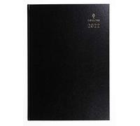 Collins Desk A4 Two Pages to a Day 2022 Diary - Black