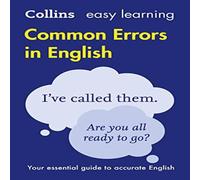 Collins Dictionaries Common Errors in English Paperback Book Collins Dictionaries Multicolor