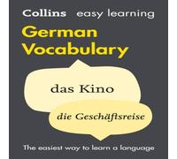 Collins Dictionaries Easy Learning German Vocabulary: Trusted support for learning Collins Dictionaries Multicolor