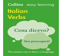Collins Dictionaries Easy Learning Italian Verbs Paperback Book Collins Dictionaries Multicolor