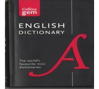 Collins Dictionaries English Gem Dictionary Paperback Book Collins Dictionaries Multicolor
