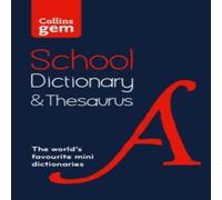 Collins Dictionaries Gem School Dictionary & Thesaurus Paperback Book Collins Dictionaries Multicolor