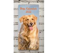 Collins Dog Calendar 2022-390x180mm Wiro Wall Calendar