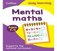 Collins Easy Learning Mental Maths Ages 7-9 Paperback Book Collins Easy Learning Multicolor