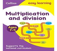 Collins Easy Learning Multiplication & Division Ages 7-9 Paperback Book Collins Easy Learning Multicolor