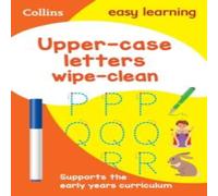Collins Easy Learning Upper Case Letters Age 3-5 Wipe Clean Activity Book Other book format Collins Easy Learning Multicolor