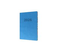 Collins - Edge Rainbow - 2026 12 Month Calendar Year Planner, Week-To-View Diary, A5 Soft Cover - Blue (ED153.U57-26)