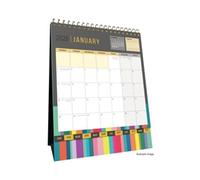 Collins Edge Rainbow Desk Calendar Month To View 2026 EDDC-26