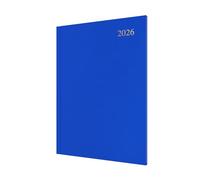 Collins - Essential - 2026 12 Month Calendar Year Planner, Week-To-View Diary, A4 Hard Cover - Blue (ESSA43.60-26)