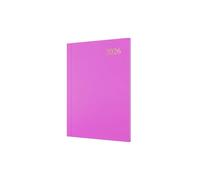 Collins - Essential - 2026 12 Month Calendar Year Planner, Week-To-View Diary, A5 Hard Cover - Pink (ESSA53.50-26)