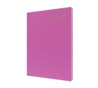 Collins 'Essentials' 12 Month Mid/Academic Year Planner, July 2025-July 2026 Day-to-Page Appointments Diary, A4 Hard Cover, Deep Pink