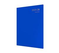 Collins 'Essentials' 12 Month Mid/Academic Year Planner, July 2025-July 2026 Week-to-View Appointments Diary, A4 Hard Cover, Blue