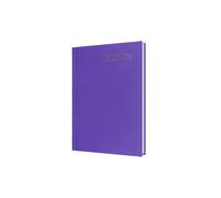 Collins 'Essentials' 12 Month Mid/Academic Year Planner, July 2025-July 2026 Day-to-Page Appointments Diary, A5 Hard Cover, Purple